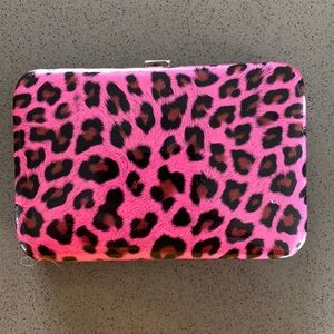 Pink Leopard Cardholder